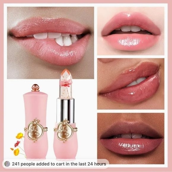Flower Color Changing Jelly lipstick/Gloss - U ONLY GET 1 LIPSTICK - Picture 4 of 11